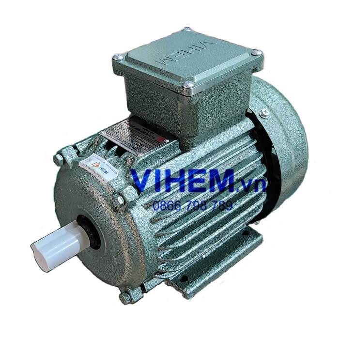 Motor điện 3 pha 0.75kW (1HP) tốc độ 1410 – 1500 (4P) HEM VIHEM (Việt Hung)