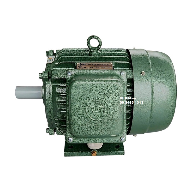 Motor điện 3 pha 0.75kW-8 cực-3K112S8-380V-50Hz-B3 tốc độ 735-750 RPM HEM VIHEM