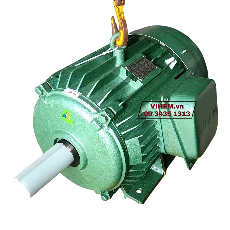Motor điện 3 pha 11kW (15HP)-3K160L6 tốc độ chậm (980~1000) r/min motor điện cơ Hà Nội Hem Vihem