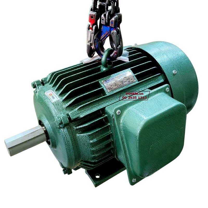 Motor điện 3 pha 4.5kW-4P-3K132S4-220/380V-B3 tốc độ 1440 (1500) r/min điện cơ Hem Vihem