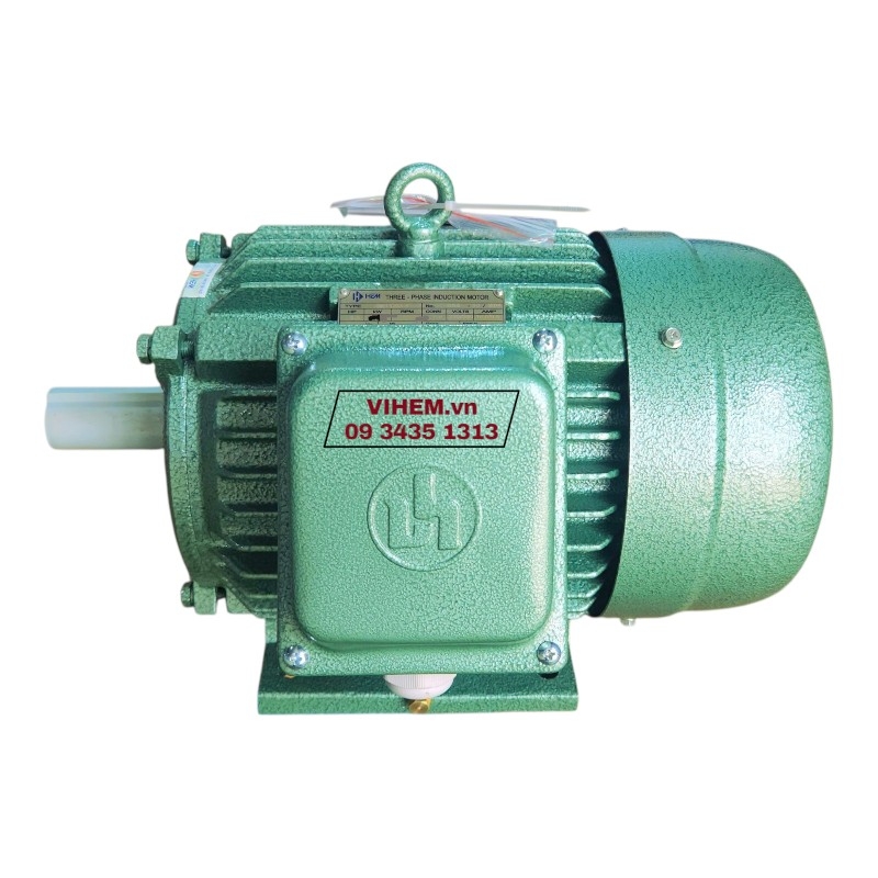 Motor điện 3 pha 4kW (5.5hp)-4P-3K112M4-220/380V tốc độ 1440 (1500) HEM VIHEM điện cơ Hà Nội