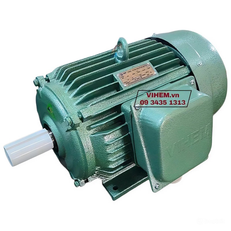 Động cơ điện 3 pha HEM 5,5kW (7,5HP)-6P-3K132M6-220/380V tốc độ 980 – 1000 r/min điện cơ Hem Vihem