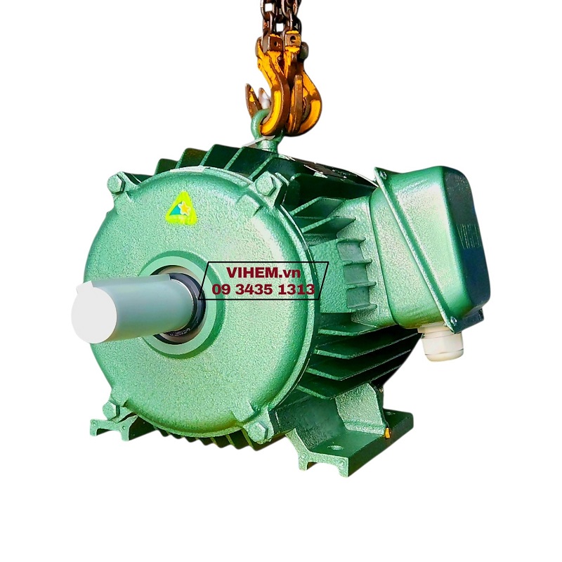 Động cơ điện 3 pha HEM 7,5kW (10HP) 3K160M6 tốc độ 980 (1000) r/min motor điện cơ Hem Vihem
