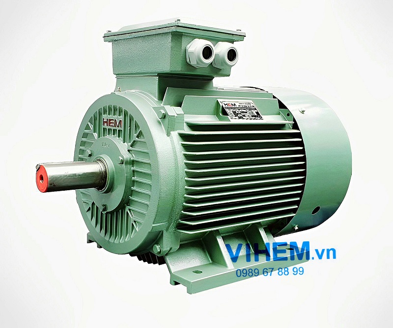 Động cơ điện Việt Hung (VIHEM) 3 pha IE2 45kW (60HP) tốc độ 2970 (3000) HEM – điện cơ Hà Nội