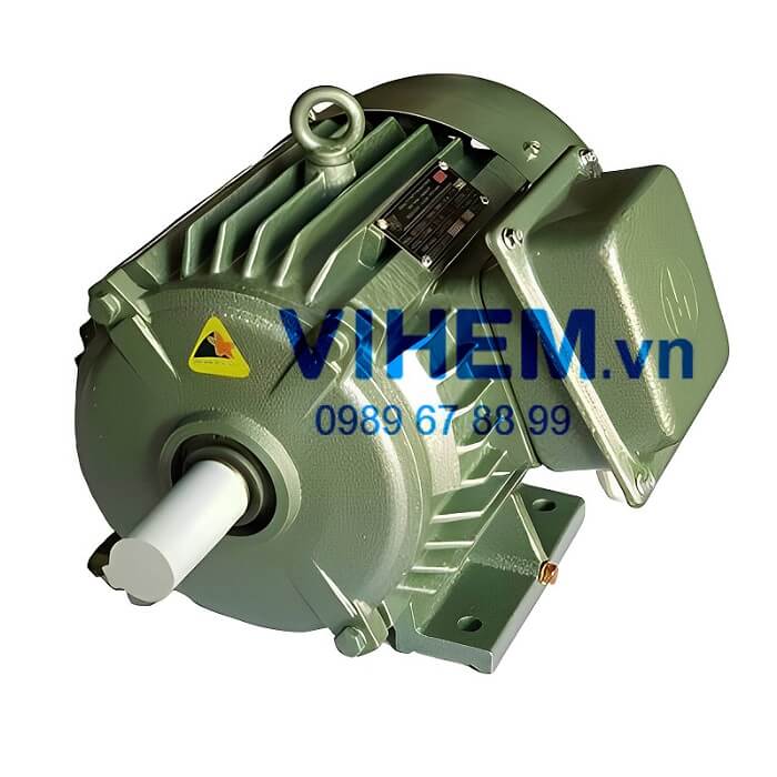 Động cơ điện 3 pha HEM 5,5kW (7,5HP) tốc độ 1445 (1500) VIHEM (Việt Hung) điện cơ Hà Nội