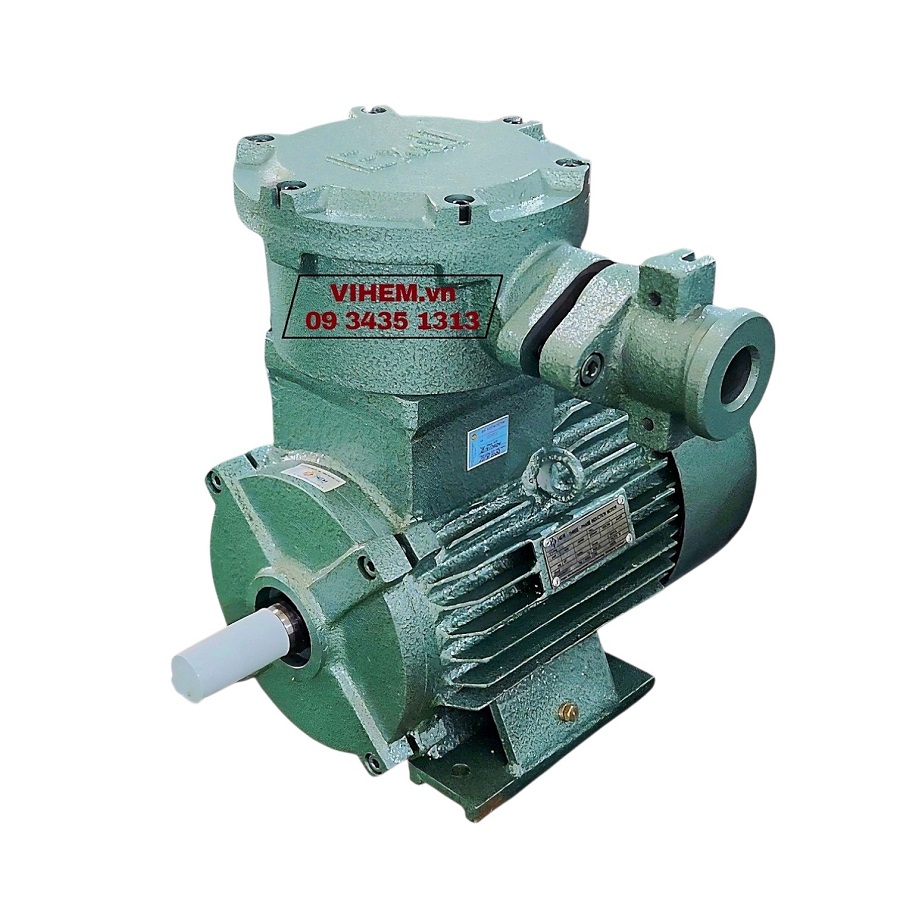 Động cơ điện phòng nổ 3 pha 2.2kW (3hp) 3PN100L2-380V tốc độ 2860 (3000) HEM VIHEM Điện cơ Hà Nội