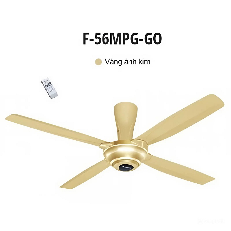 Quạt trần Panasonic F-56MPG-GO 4 Cánh Màu Vàng Ánh Kim