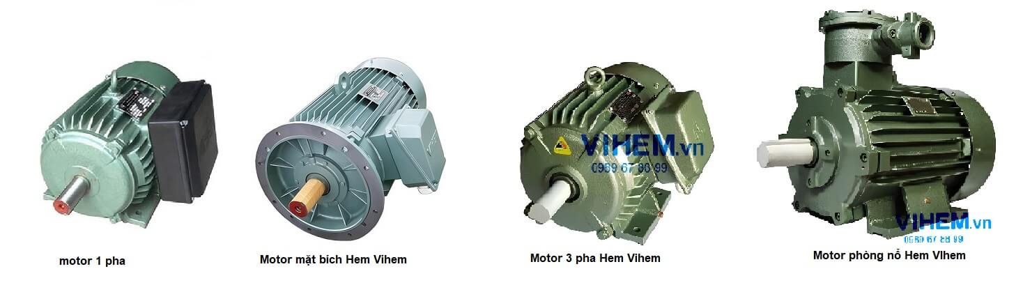 các sản phẩm động cơ điện phổ biến Hem Vihem
