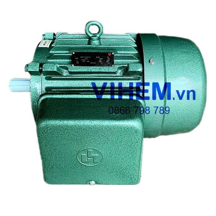 Động cơ điện 1 pha 2,2kW (3HP) tốc độ 1460 (1500) HEM VIHEM (Việt Hung) điện cơ Hà Nội