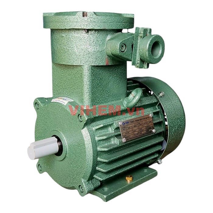 Động cơ điện 3 pha phòng nổ 0.37kW-6P (930~1000)rpm-380V-(3PN90S6)-điện cơ HEM VIHEM