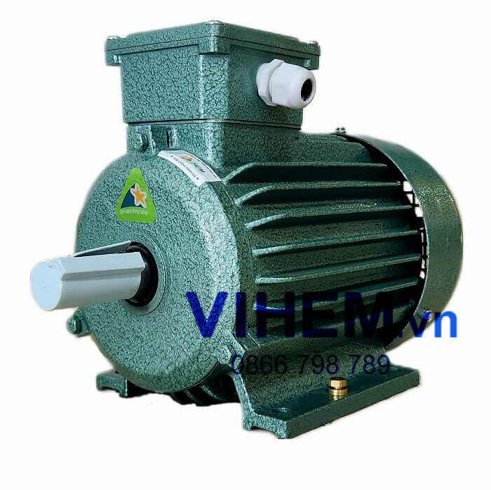 Motor điện 3 pha HEM 1.1kW (1.5HP) tốc độ 1500 (1440) VIHEM (Việt Hung) điện cơ Hà Nội