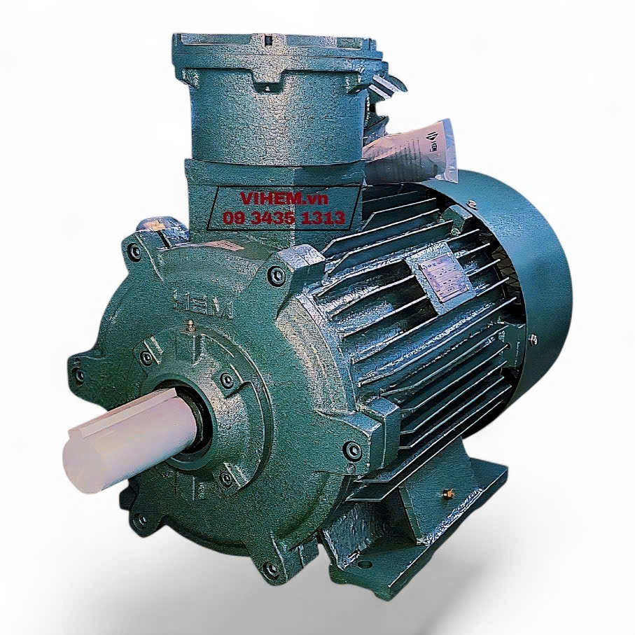 Động cơ phòng nổ 45kW (60hp)-3PN225M4-3pha 380/660V-B3-ExdI motor điện cơ Hem Vihem